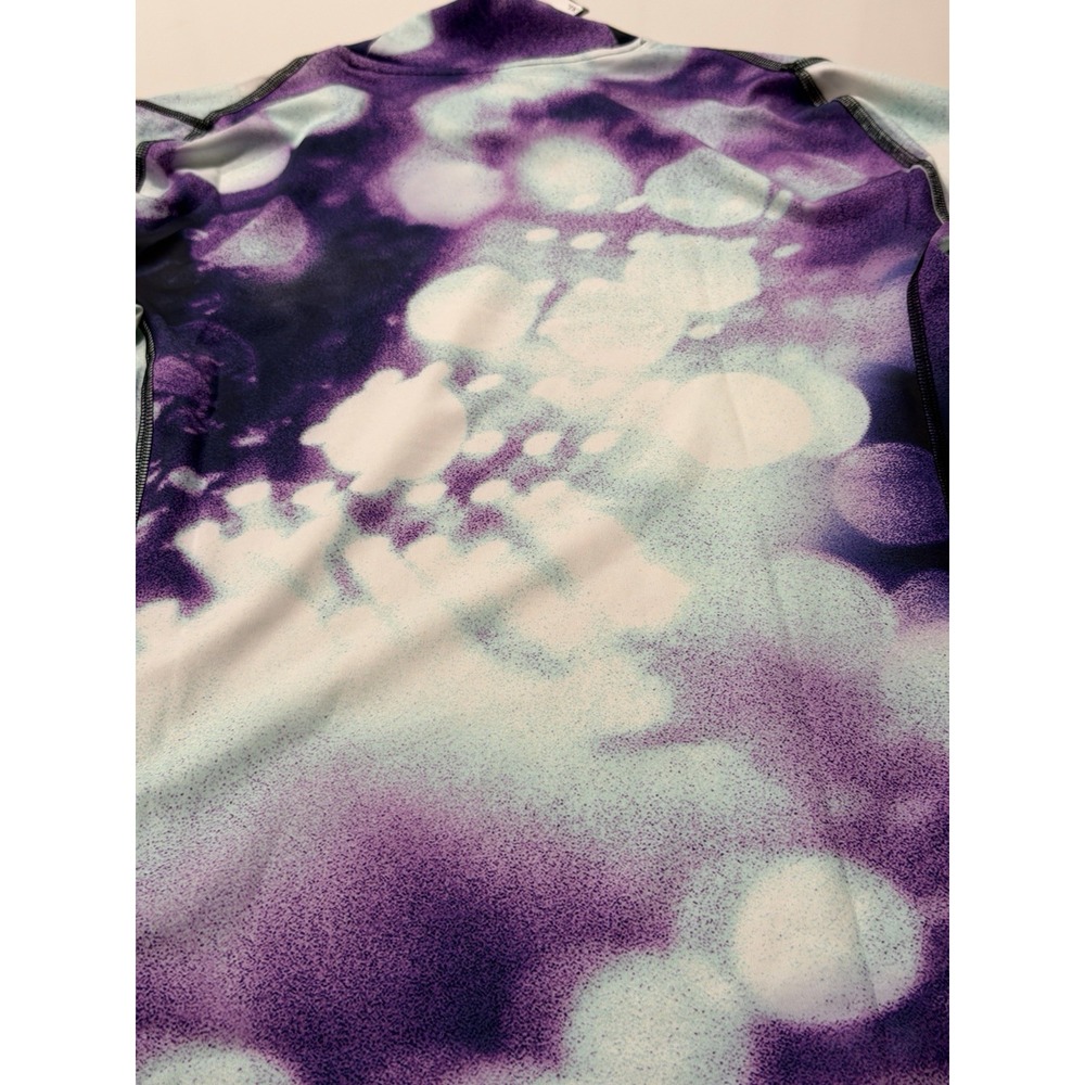 Adidas Overtime M OT TF Mock Compression Shirt JV8833 Mens Large NWT Purple - Picture 6 of 9